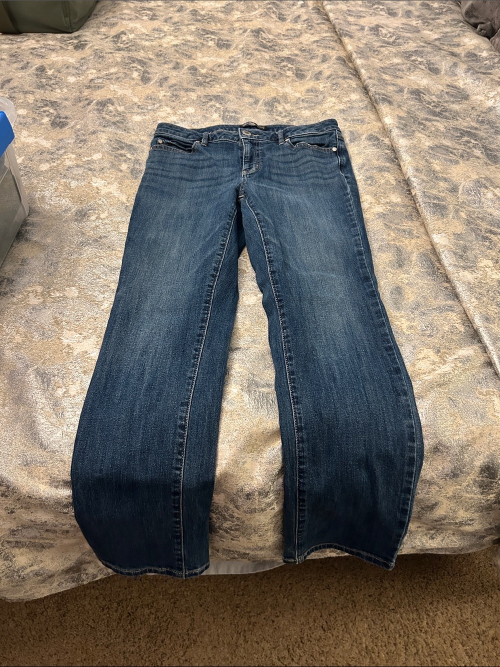 Simply Vera Vera Wang Medium Indigo Straight Leg Jeans